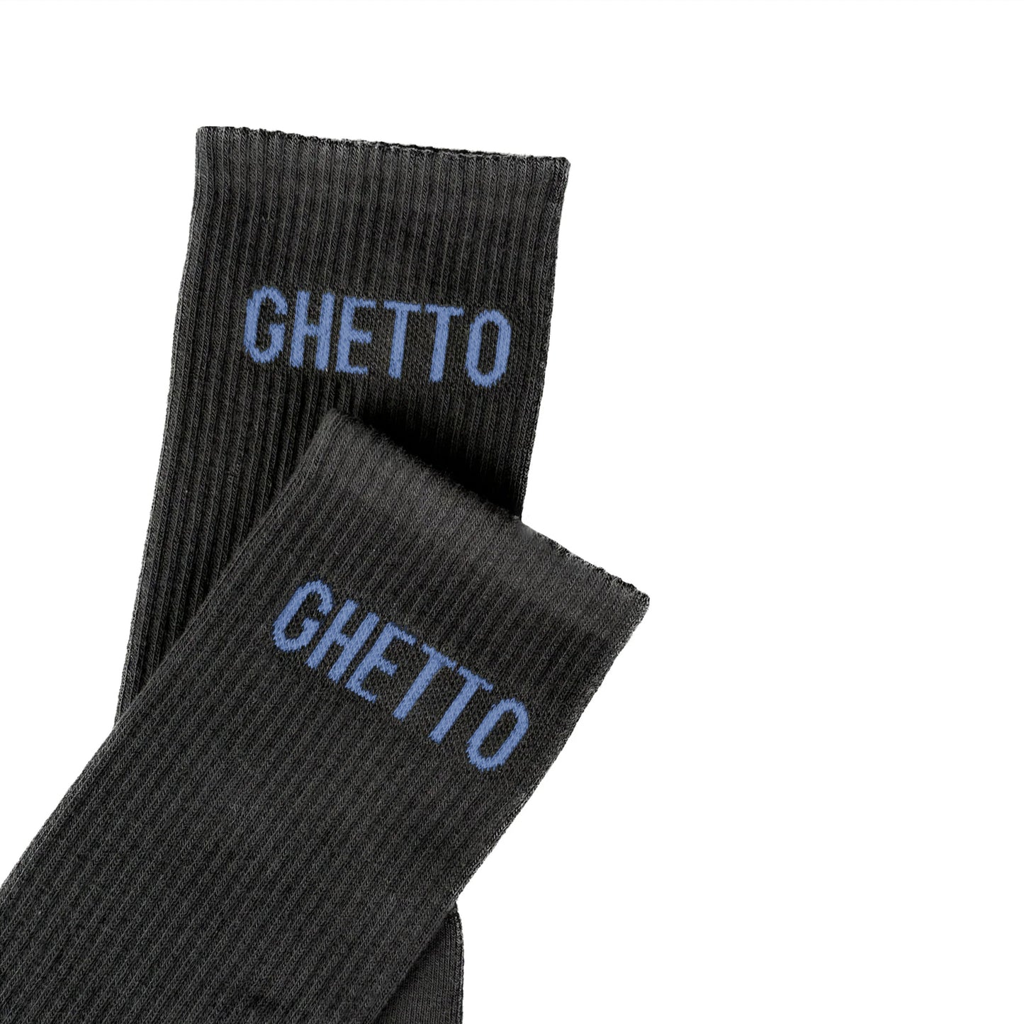 BLACK/BLUE Ghetto Socks