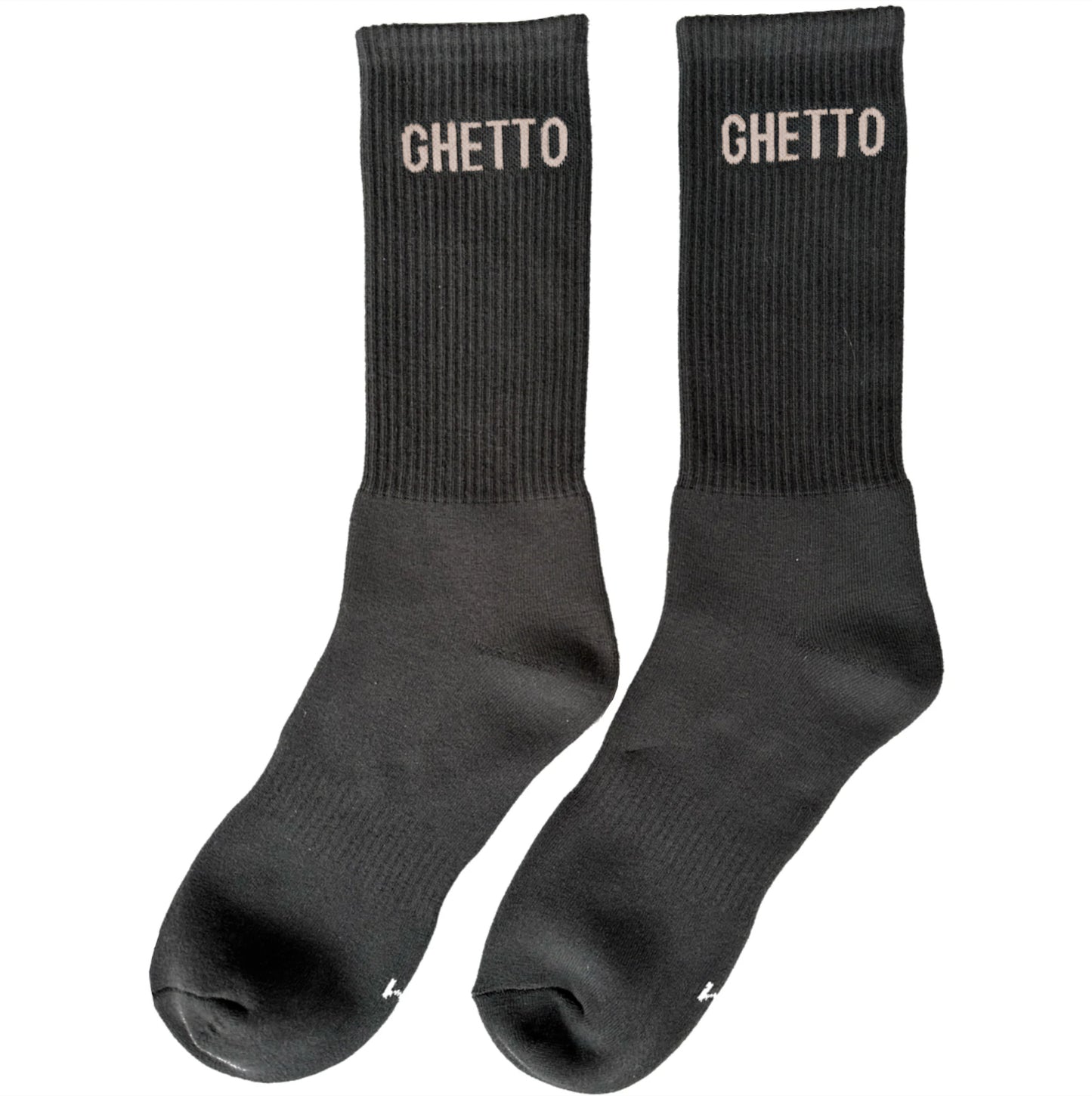 BLACK/CREAM Ghetto Socks
