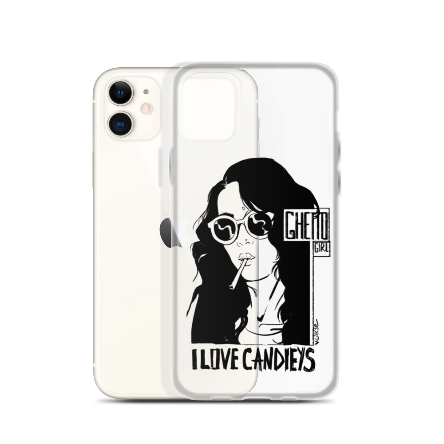 GHETTO GIRL by Lakshe. Clear Case for iPhone®