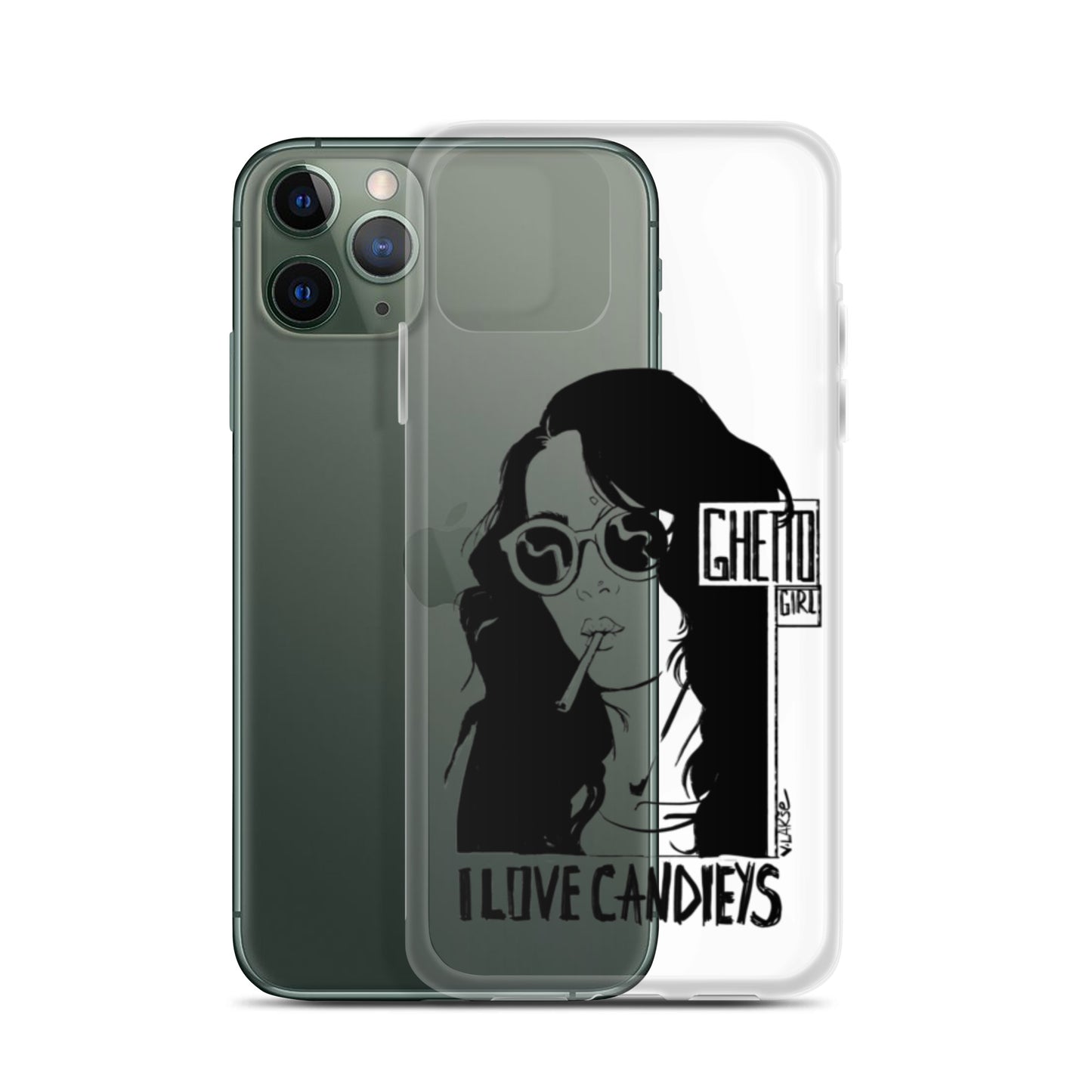 GHETTO GIRL by Lakshe. Clear Case for iPhone®