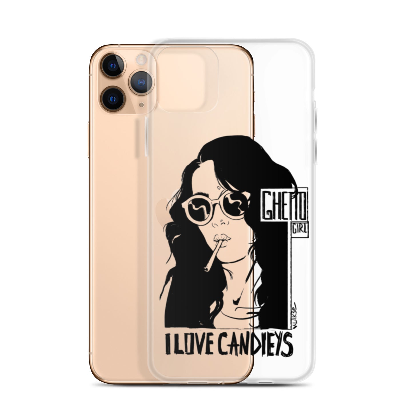 GHETTO GIRL by Lakshe. Clear Case for iPhone®