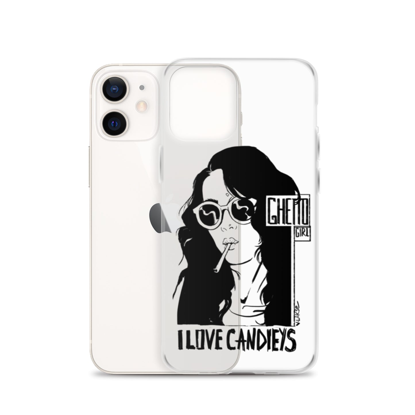 GHETTO GIRL by Lakshe. Clear Case for iPhone®