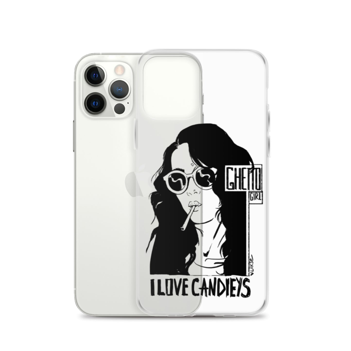 GHETTO GIRL by Lakshe. Clear Case for iPhone®