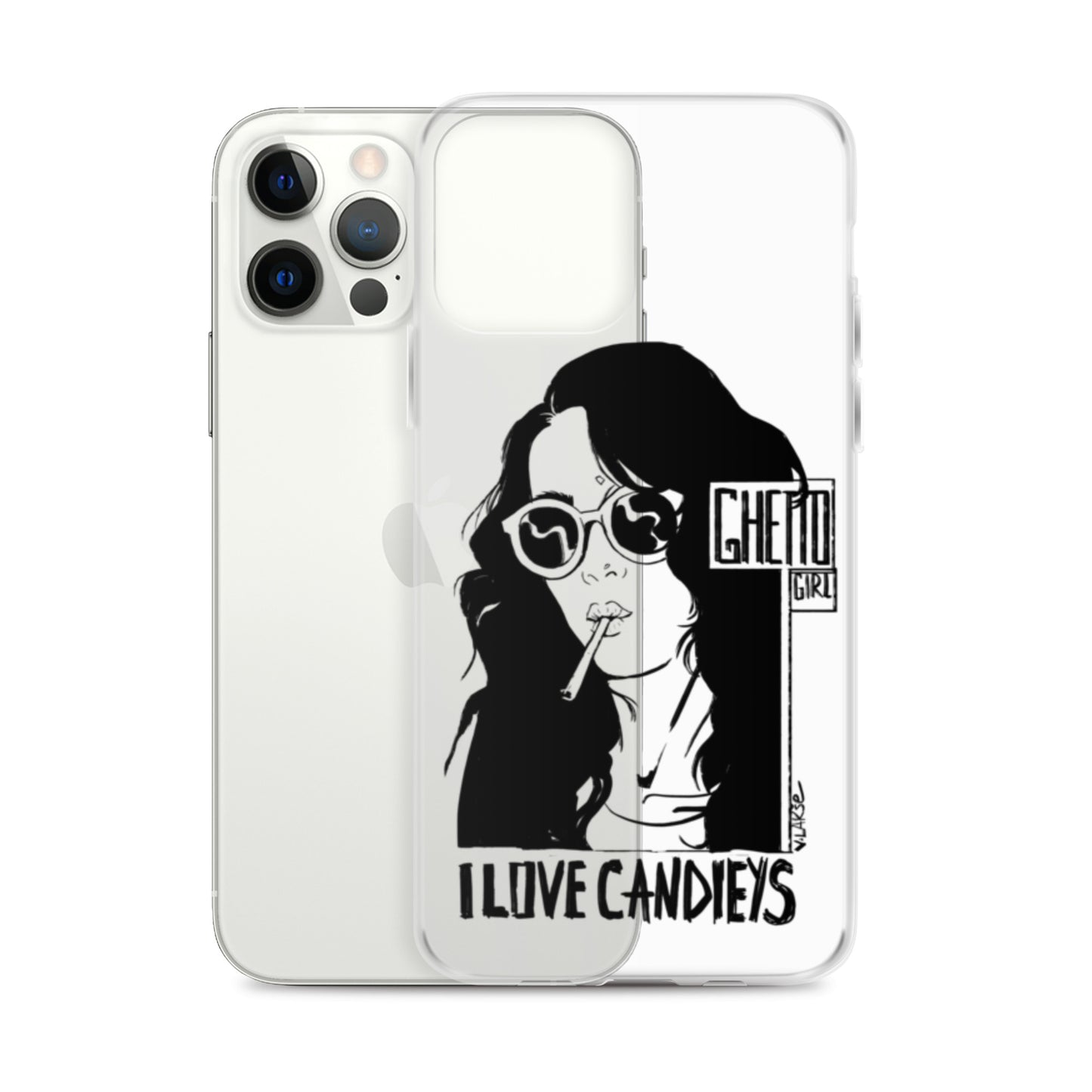 GHETTO GIRL by Lakshe. Clear Case for iPhone®