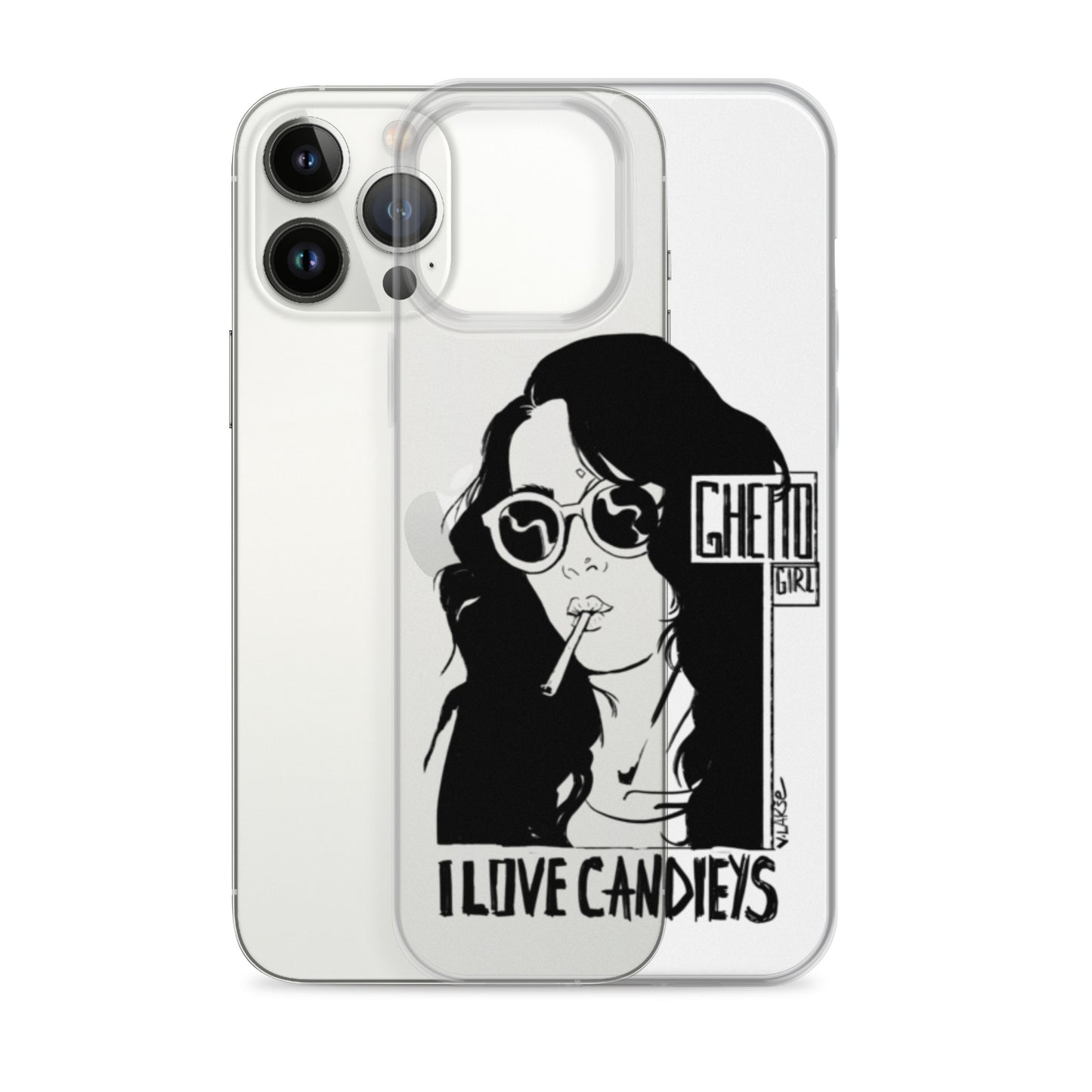 GHETTO GIRL by Lakshe. Clear Case for iPhone®