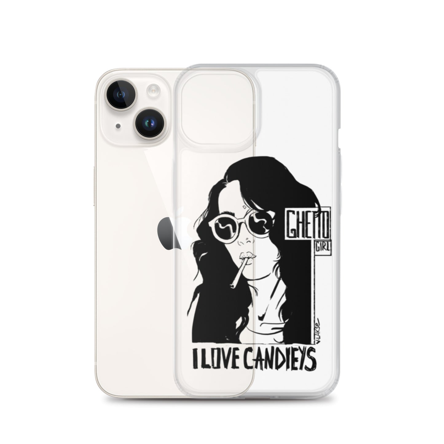 GHETTO GIRL by Lakshe. Clear Case for iPhone®