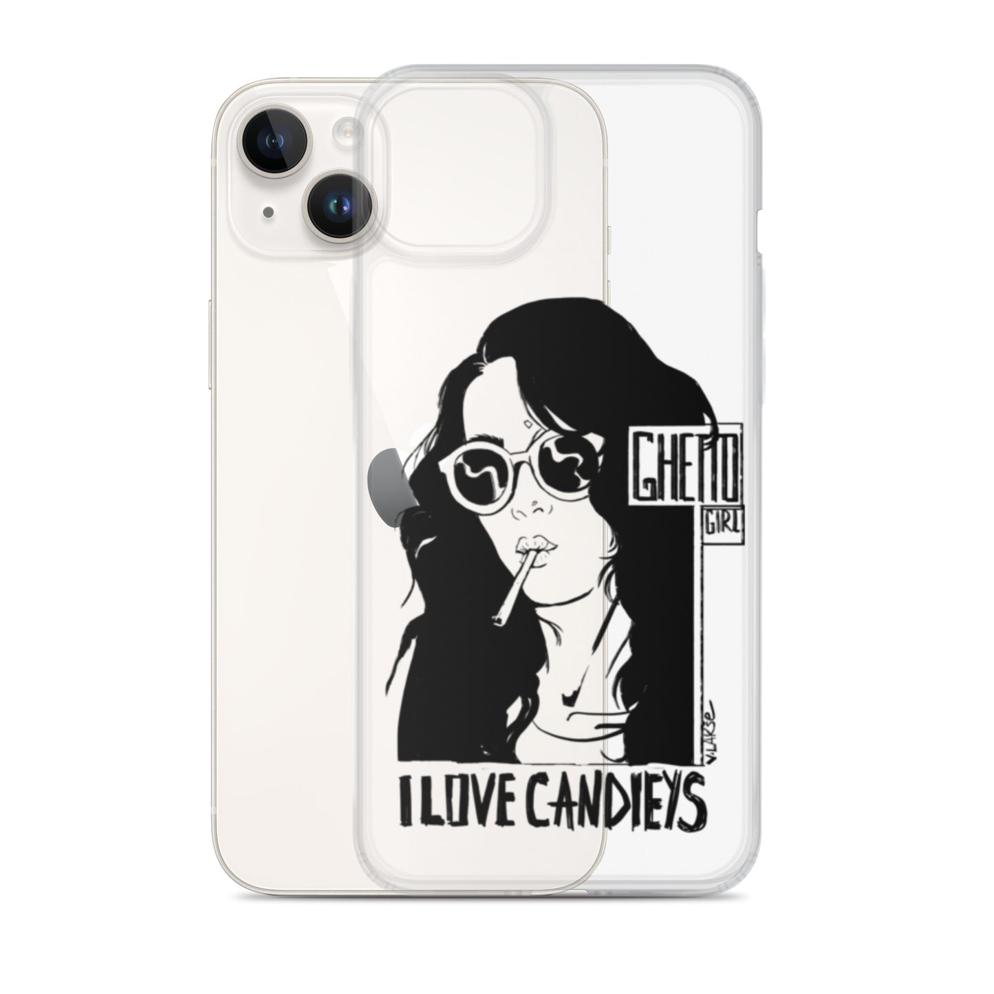 GHETTO GIRL by Lakshe. Clear Case for iPhone®