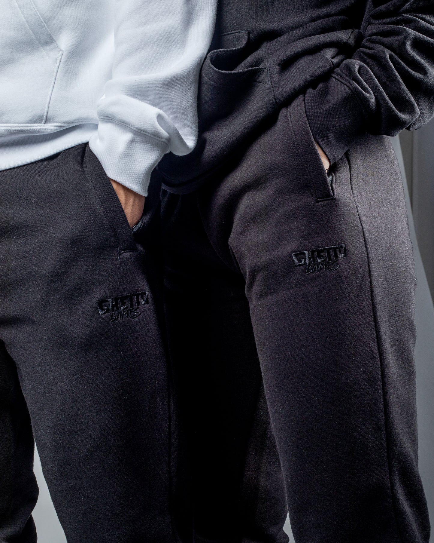 Black on Black Ghetto Jog pants