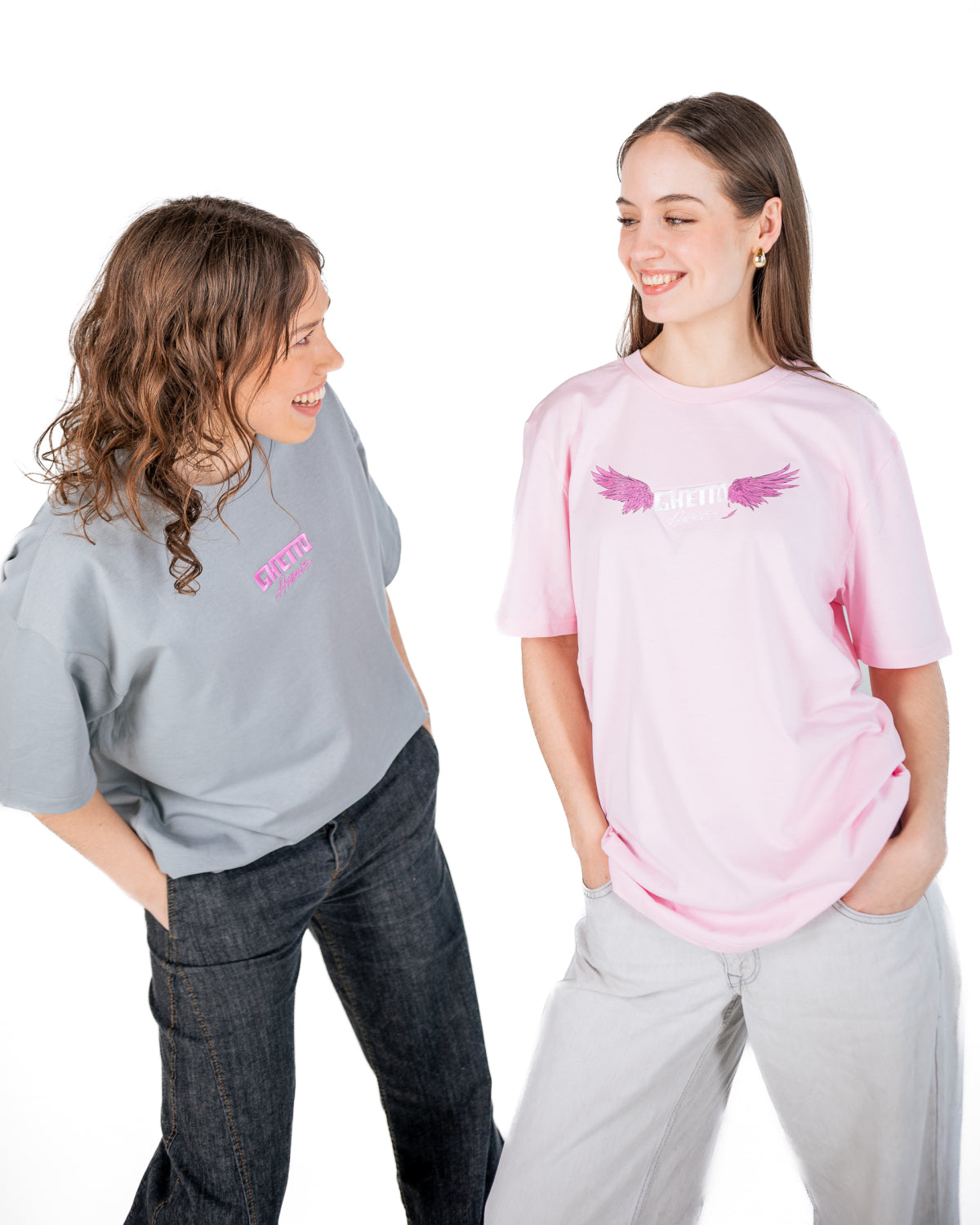 Ghetto Angels t-shirt - ANGELS EXIST & mini wings