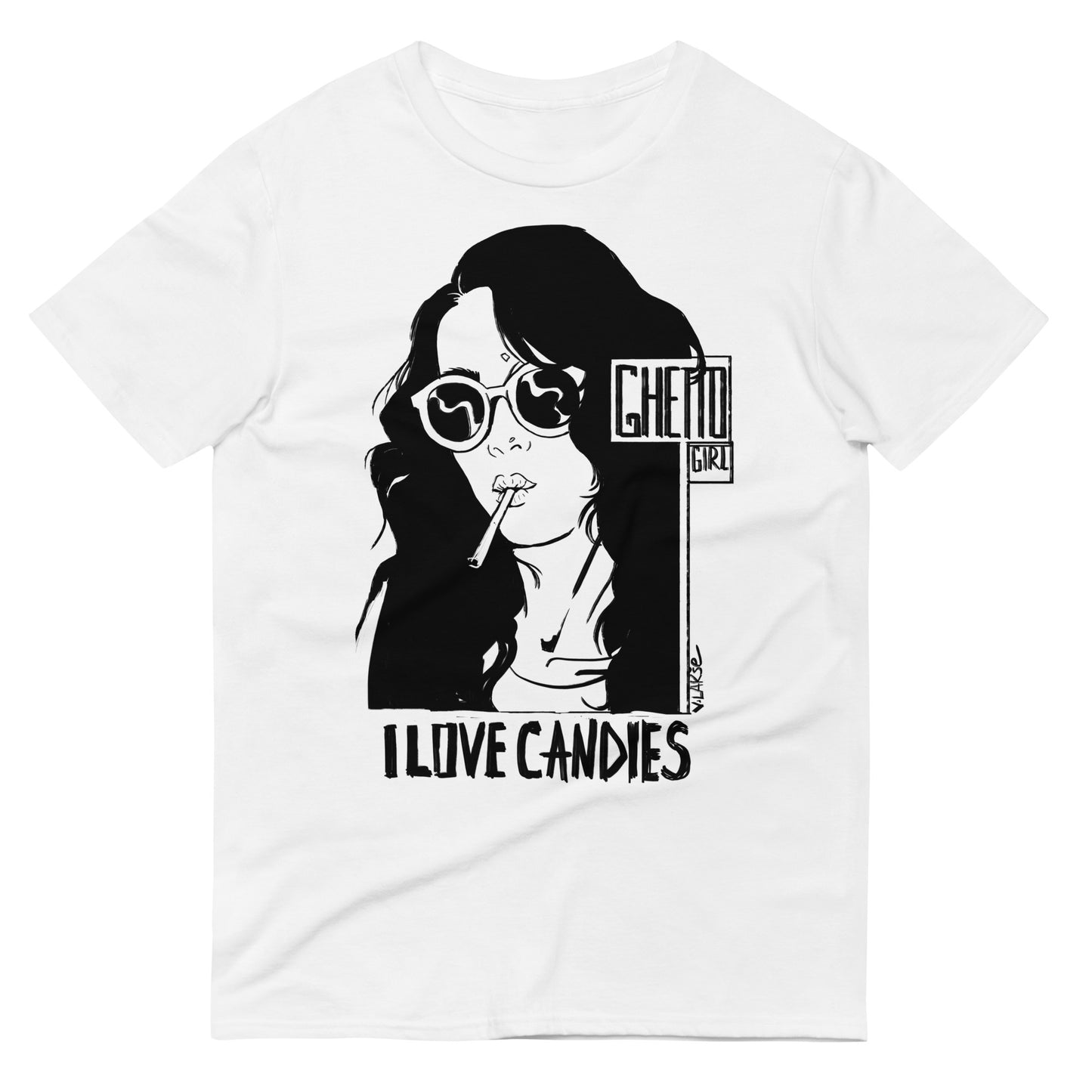 White T-shirt “I Love Candies”