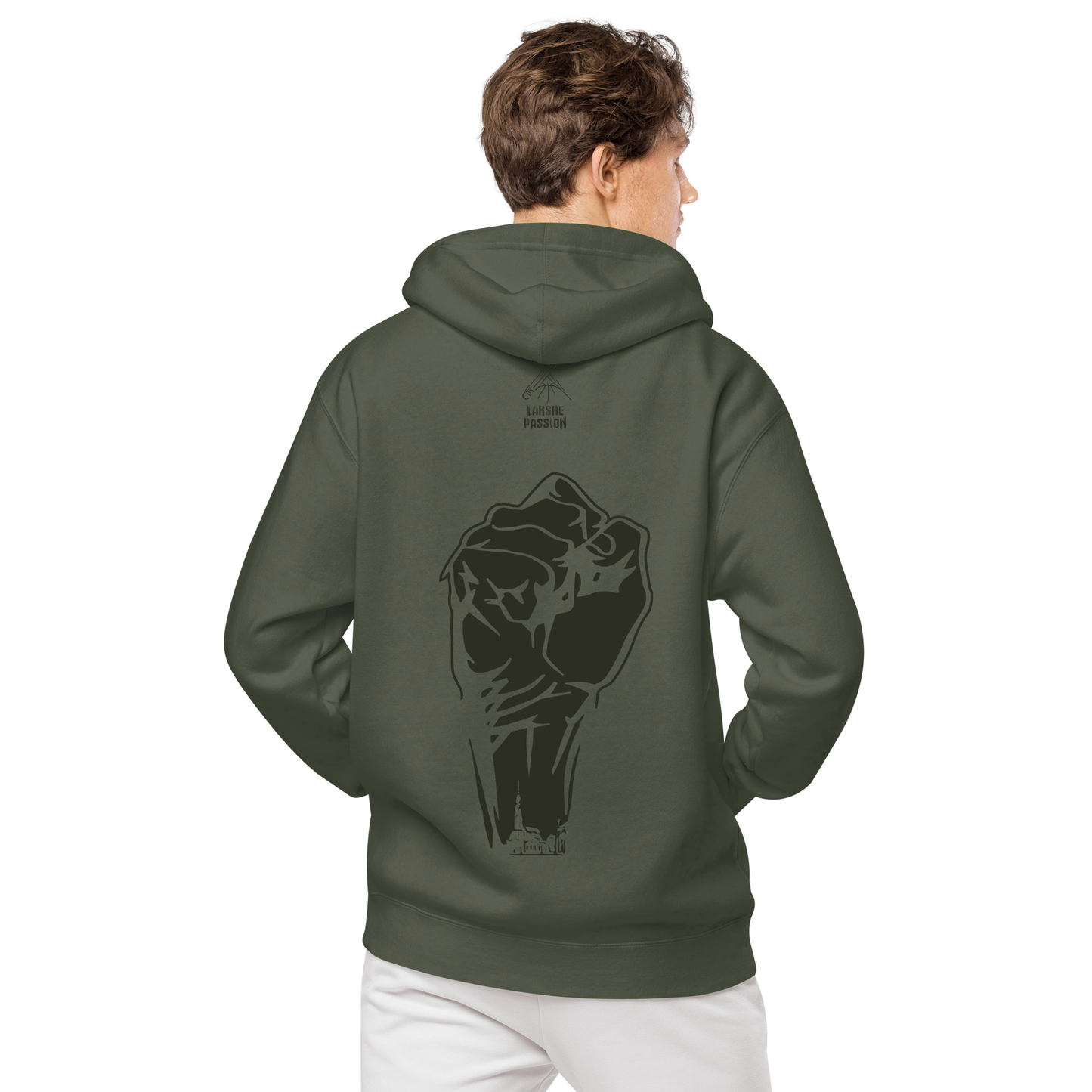 Khaki Power Ghetto Games Hoodie