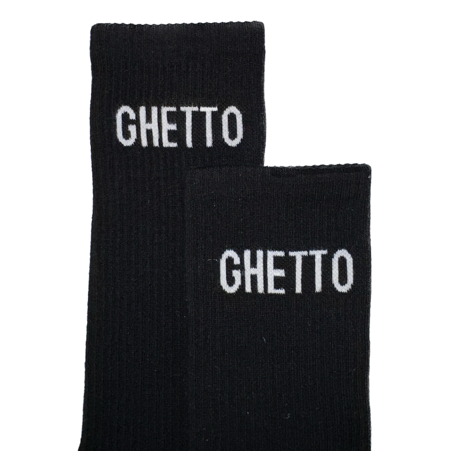BLACK/WHITE Ghetto Socks