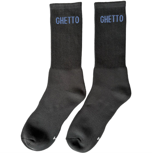 BLACK/BLUE Ghetto Socks