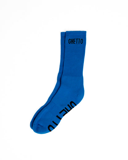 BLUE/BLACK Ghetto Socks