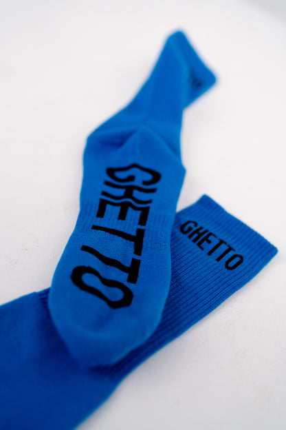 BLUE/BLACK Ghetto Socks