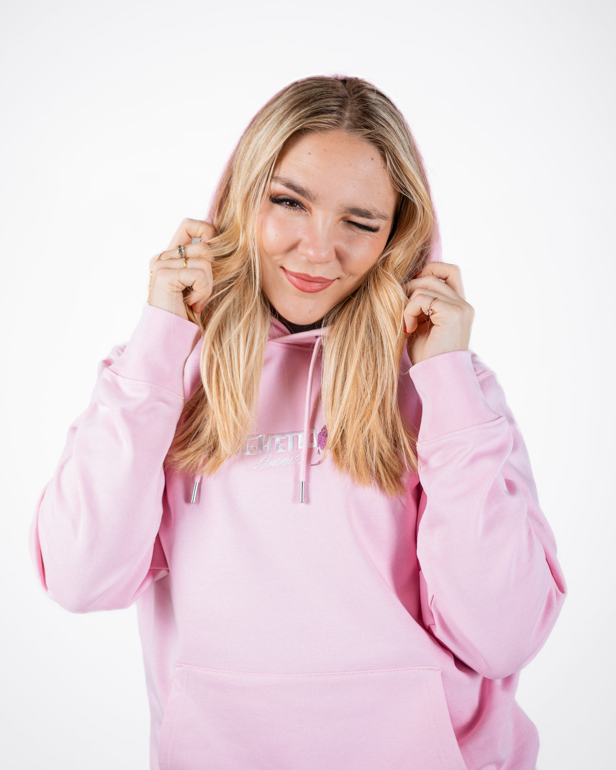 Ghetto Angels hoodie - ANGELS EXIST & mini wings