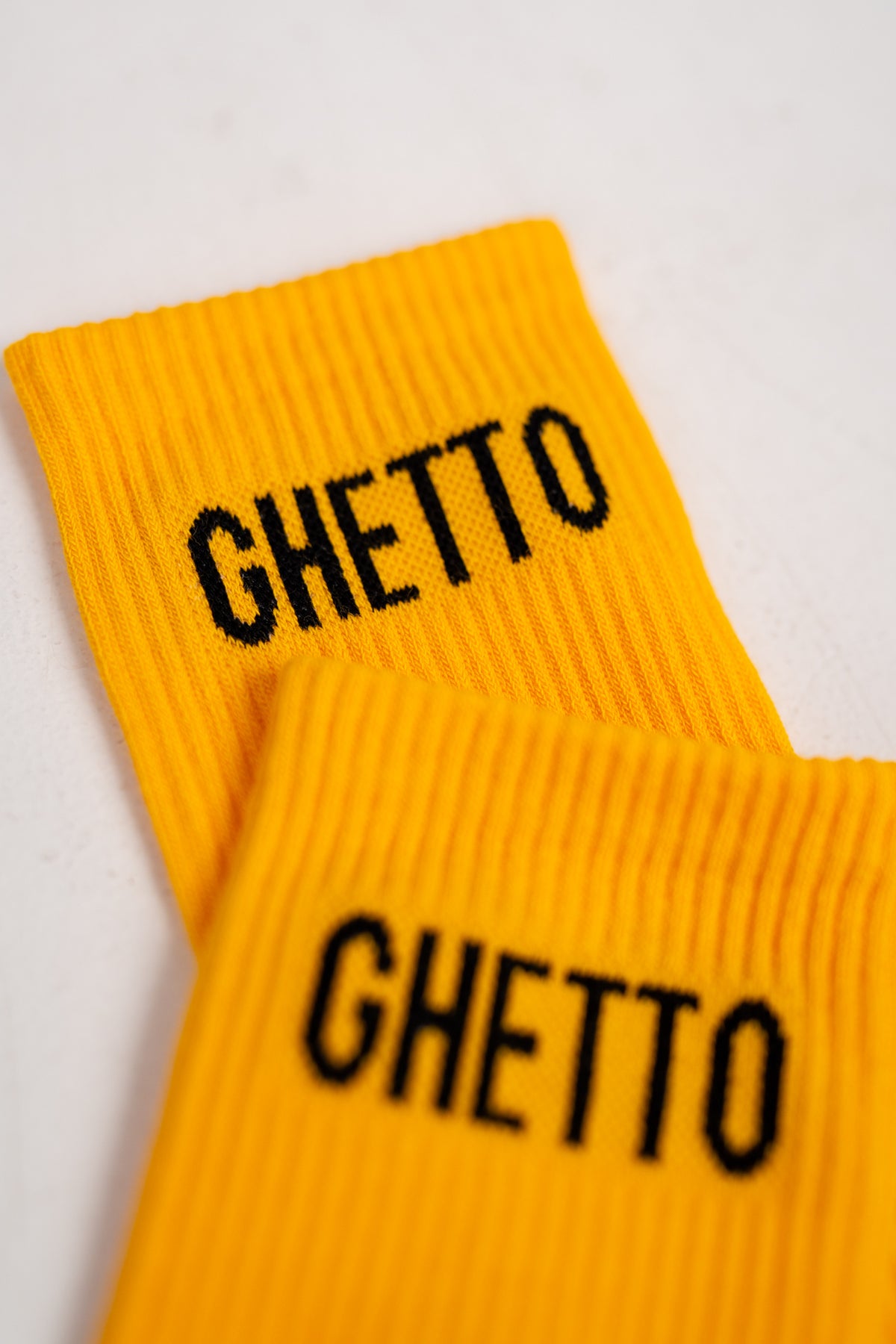 BLACK/YELLOW Ghetto Sock