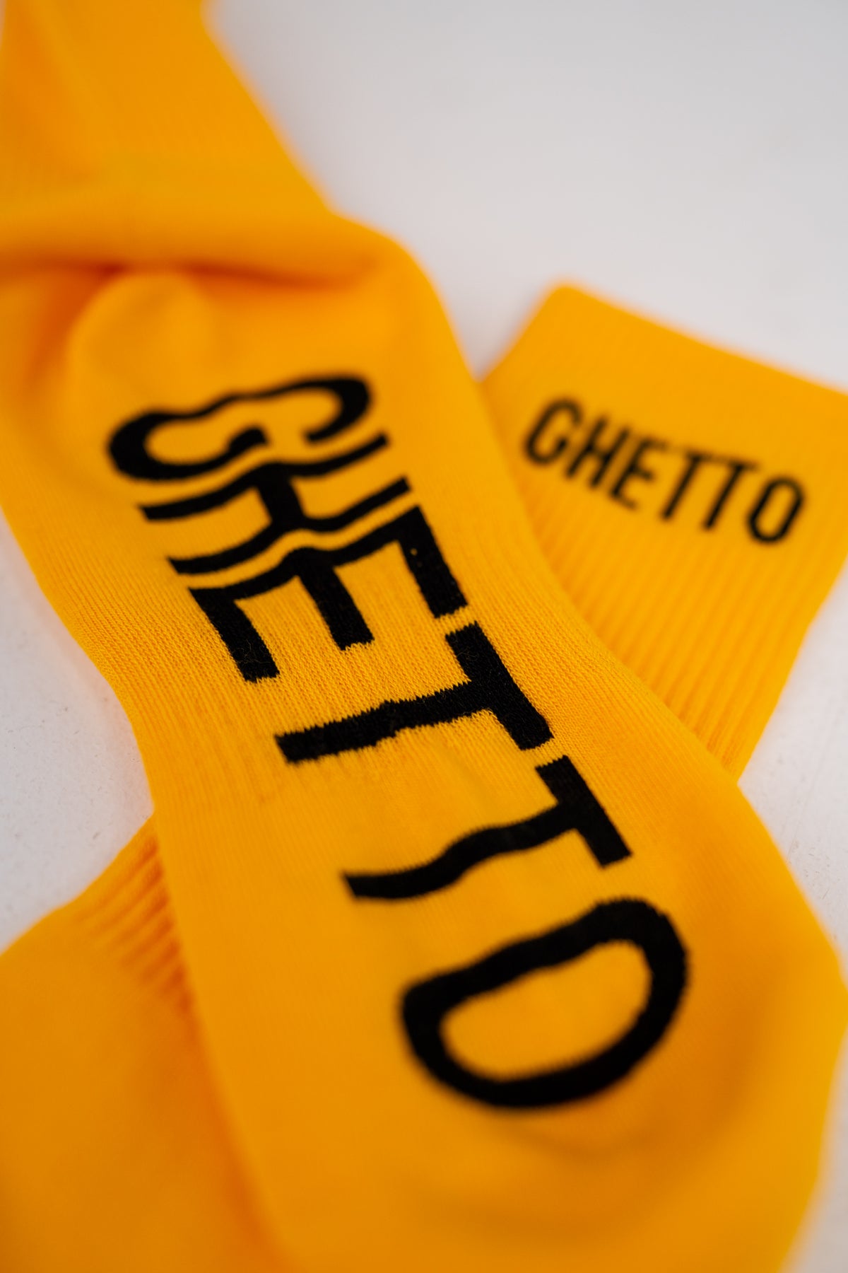 BLACK/YELLOW Ghetto Sock