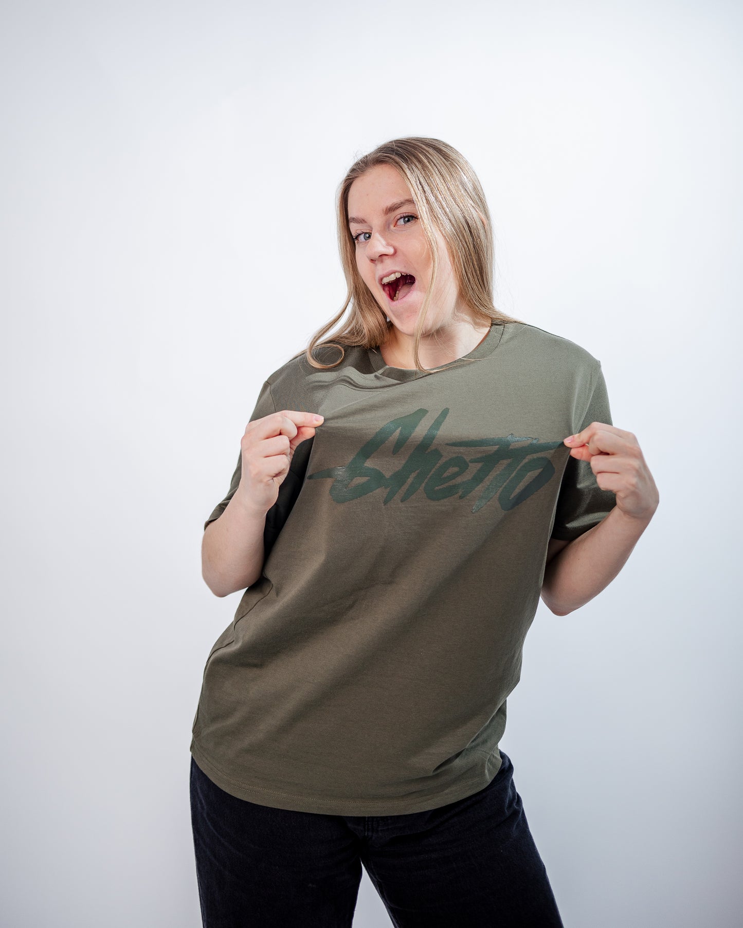 Khaki Ghetto T-shirt