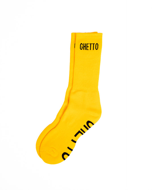 BLACK/YELLOW Ghetto Sock